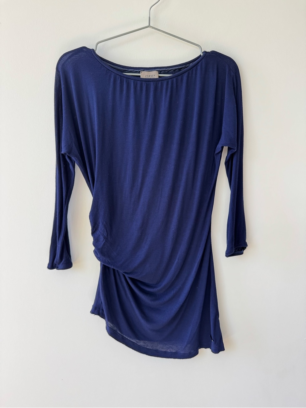 Jersey CoSTUME NATIONAL Ruched Silk Blend Top - Y2K - Size 40IT XS/S - Italy
